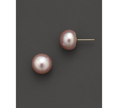 12-13 mm Pearl Sterling stud Earrings (ER-905095)