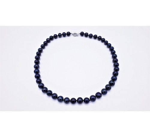 Classic Black Pearl Necklace - PN-800065