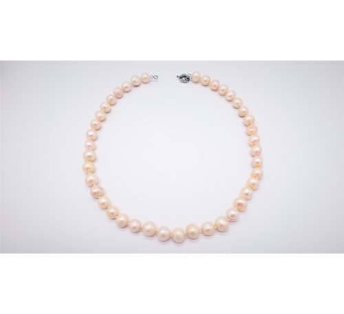 Classic Champagne Pearl Necklace - PN-800067