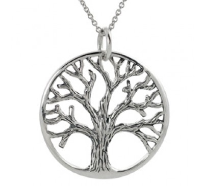 Tree of Life Sterling Silver Necklace  (SN-903058)
