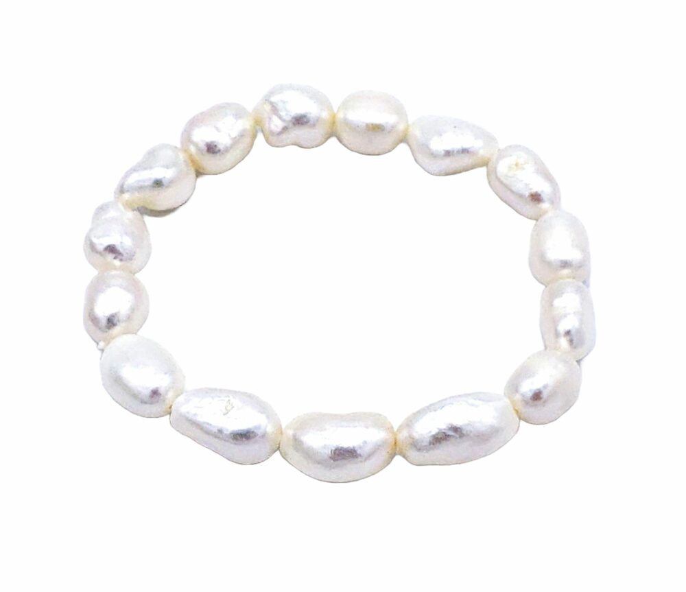 Pearl Stretchable Baroque Bracelet - BA-200711