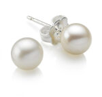 12-13 mm Freshwater Cultured Pearl Stud Earrings (ES0031)