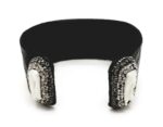 Python Pearl Bangle - Black (LB-805084)