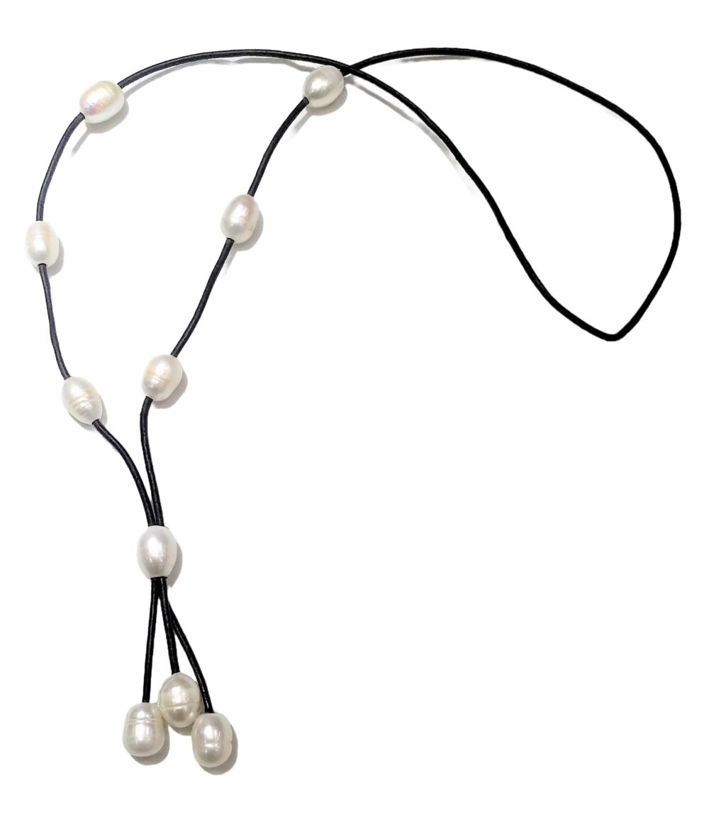 Bohemian Tassel Leather Necklace (LN-23101)