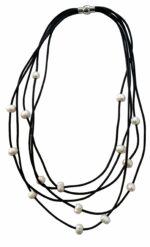 Bohemian Multi Strands Leather Necklace (LN-903297)