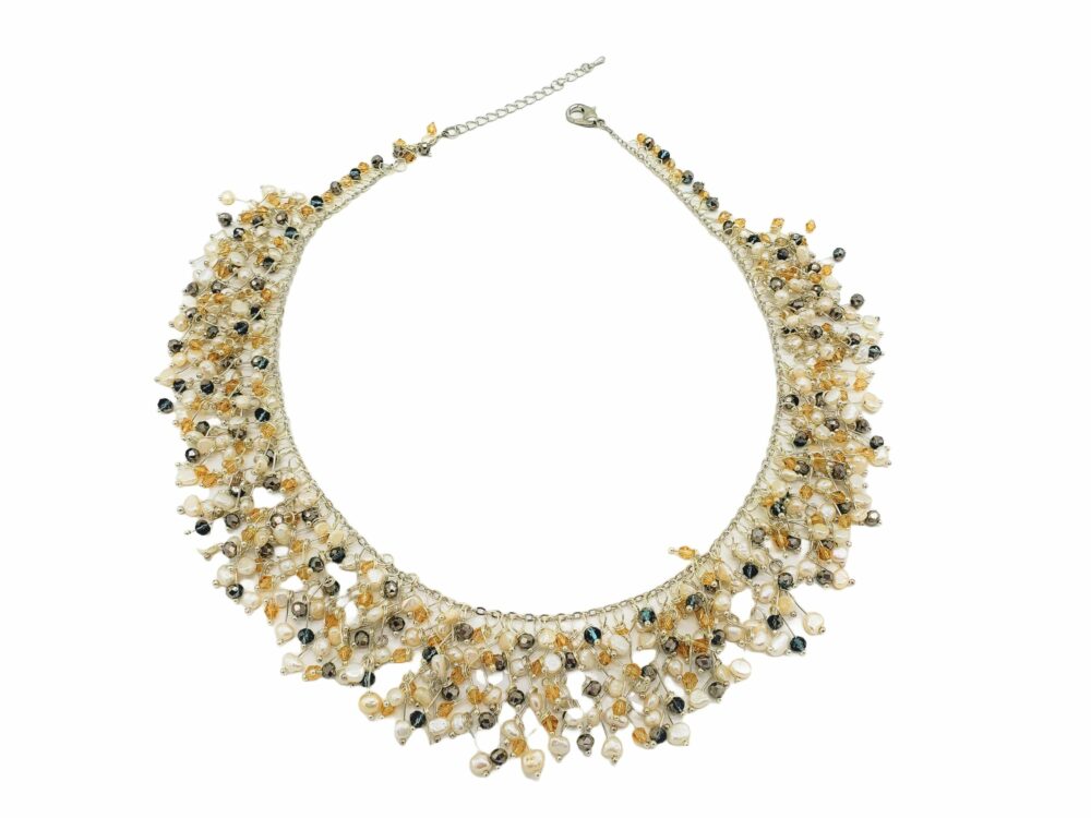 Galaxy Seed Pearl Necklace (NLM-903273)
