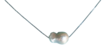 925 sterling silver with freshwater cultured baroque pearl