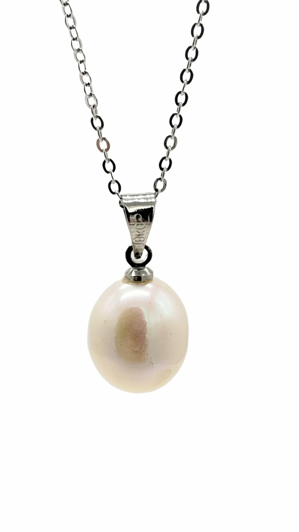 Single White Pearl Pendant