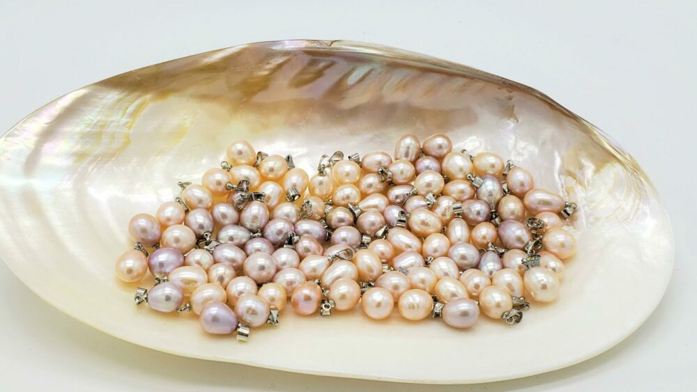 7-8mm Single Pearl Pendant Only - Champagne Color (PD-805132)
