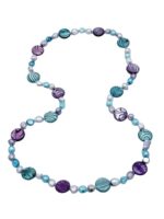 Hand-painted Multi Color Long Necklace (PN-190306)
