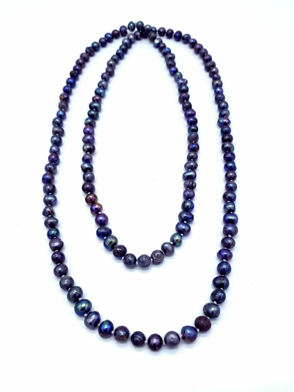 Classic Long Pearl Necklace (PN-190379)