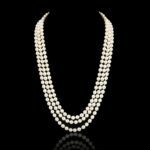 Classic 3 Strands Pearl Necklace (PN-800070)
