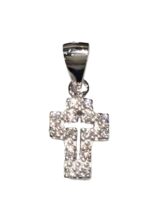 Cross Swarovski Sterling Silver Necklace (SN-903323)