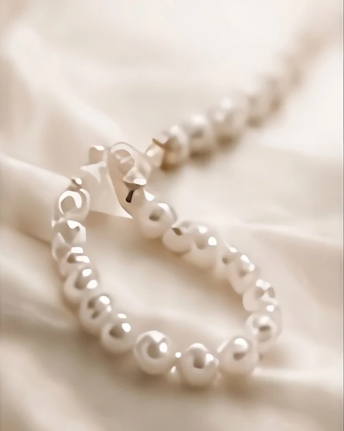 Freshwater cultured pearl necklaces by Le Belle Design