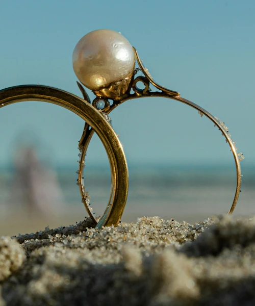 Freshwater Cultured Pearl Rings by Le Belle Design